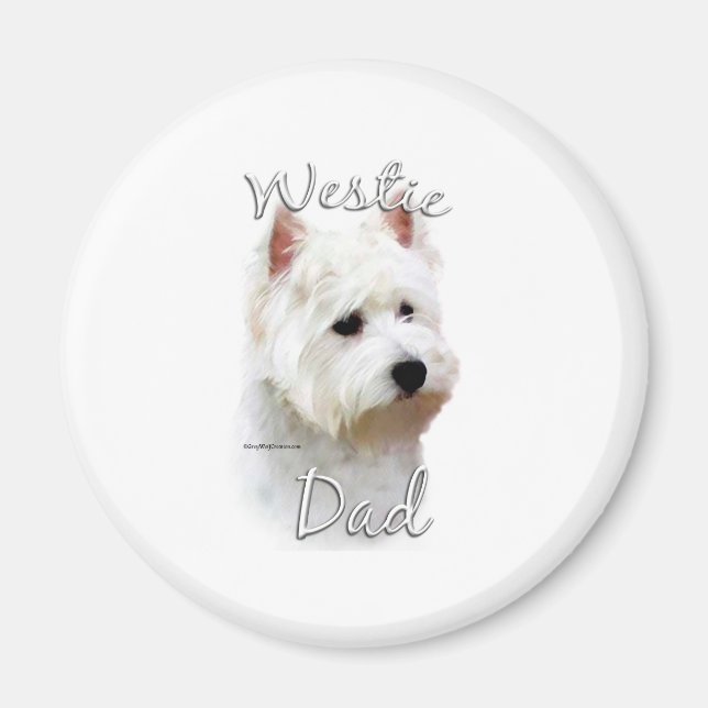 Imã West Highland White Terrier Pai 2 (Frente)