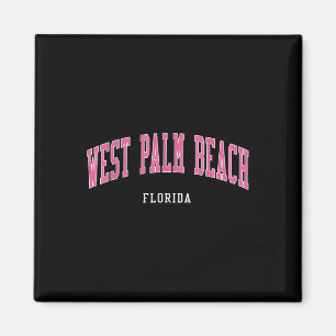 Imã West Palm Beach Florida Vintage Atheltic College S