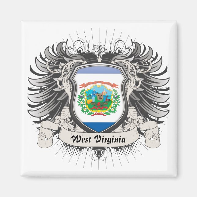 Imã West Virginia Crest (Frente)