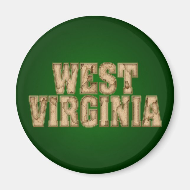 Imã West Virginia Vintage (Frente)