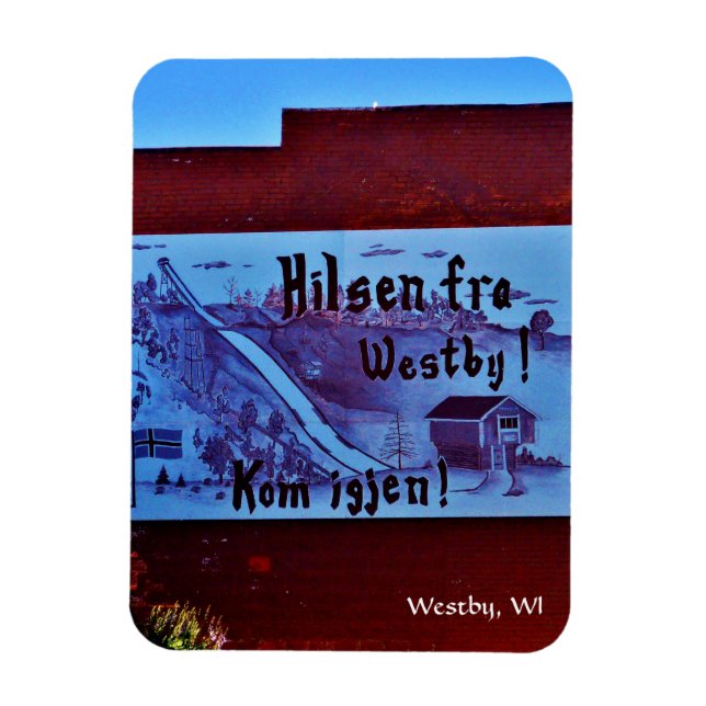 Ímã Westby, Wisconsin (Vertical)