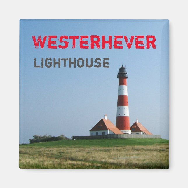 Imã Westerhever Lighthouse, Wadden Sea, Alemanha (Frente)