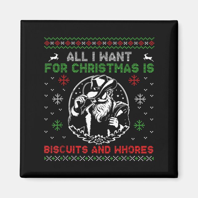 Imã Western Biscuits And S Christmas Quote  (Frente)