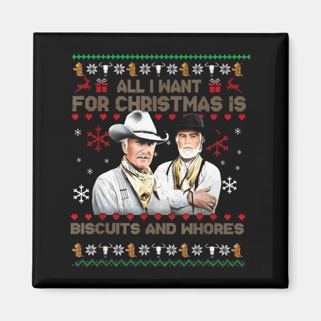 Imã Western Biscuits And S Christmas Quote  (Frente)