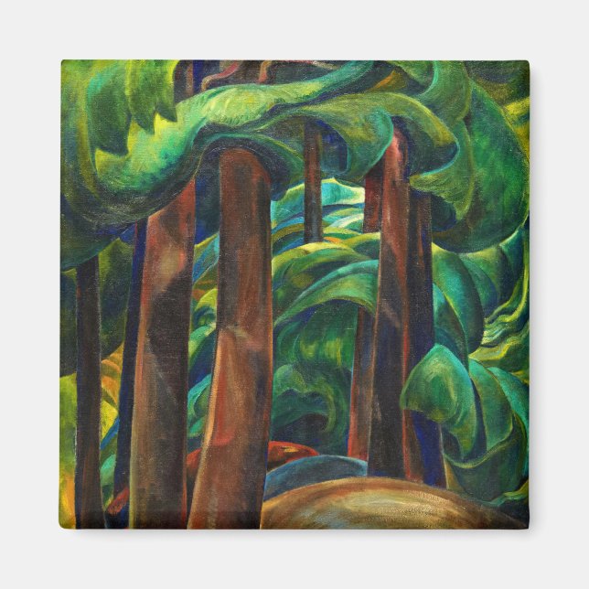 Imã Western Forest, 1931, por Emily Carr (Frente)