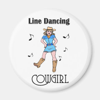 Imã Western "Line Dancing Cowgirl"