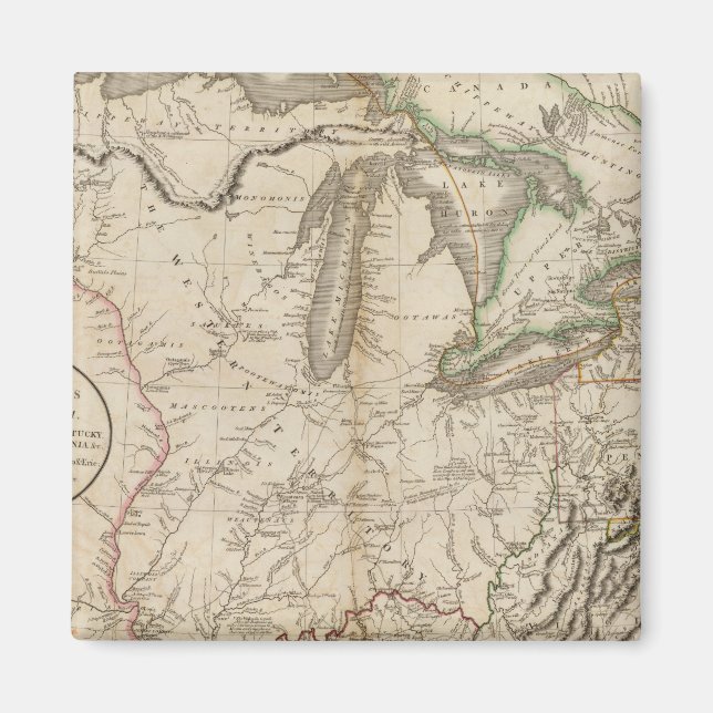 Imã Western Terr, Kentucky, Pensilvânia, etc. (Frente)