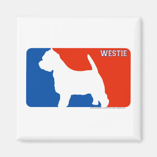 Imã Westie Major League Dog Magnet