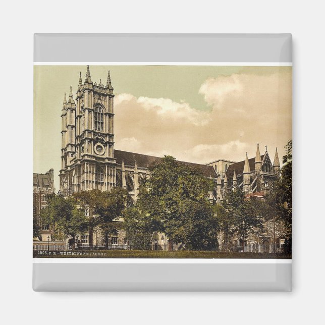 Imã Westminster Abbey, Londres, Inglaterra - Raros Fot (Frente)