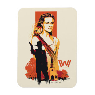 Ímã Westworld   Wyatt & homem no preto na igreja
