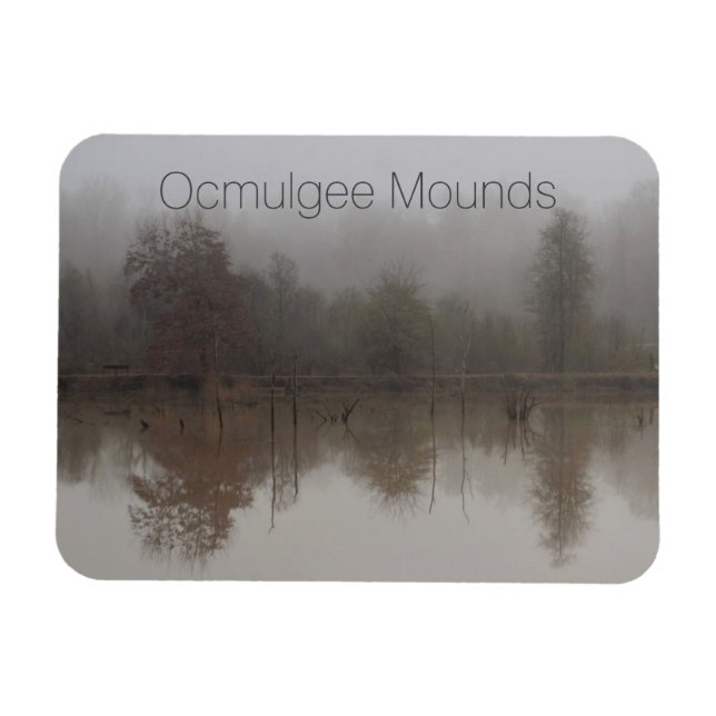Ímã Wetlands Walnut Creek, Ocmulgee Mounds, Geórgia (Horizontal)