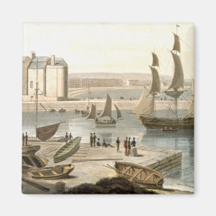 Imã Weymouth Harbor, de "A Voyage Around Excelente Bri