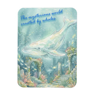 Ímã Whale Atlantis Underwater Fantasy