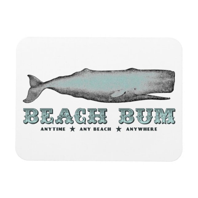 Ímã Whale Beach Bum Magnet (Horizontal)