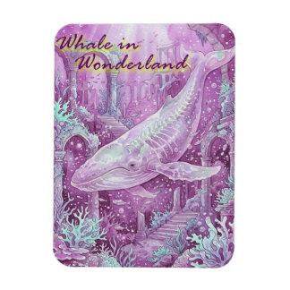 Ímã Whale in Wonderland Underwater Art