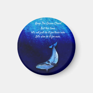 Imã Whale Vertical Motion Scene To Down In Ocean Depth