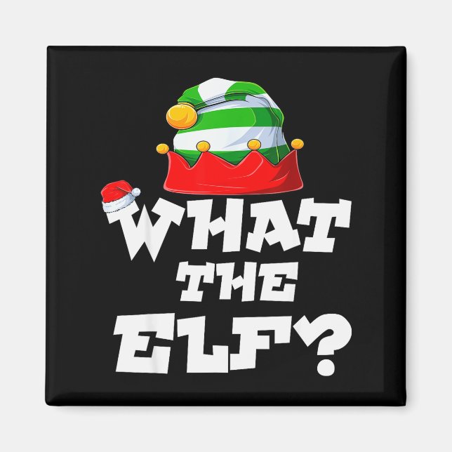 Imã What The Elf _ Family Matching Christmas Group Paj (Frente)