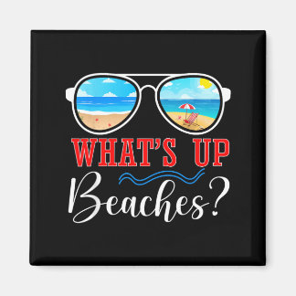 Imã Whats Up Beaches Tropical Sunset Summer Vacation