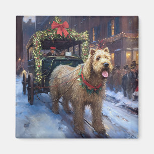 Imã Wheaten Terrier Christmas Fesason