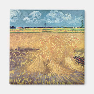Imã Wheatfield com polias, 1888 de Vincent van Gogh  