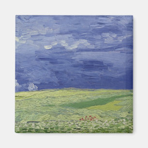 Imã Wheatfields de Vincent van Gogh sob o