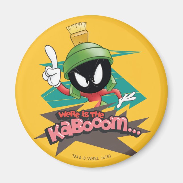 Imã "Where is the Kabooom" MARVIN THE MARTIAN™ Points (Frente)