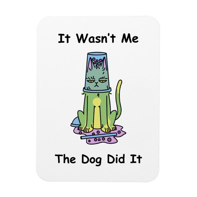 Ímã Whimsical Cat (Vertical)