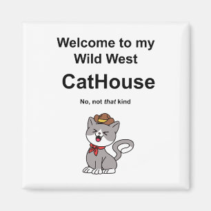 Imã Whimsical Cat
