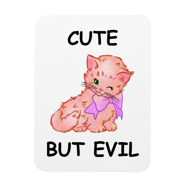 Ímã Whimsical Cat (Vertical)