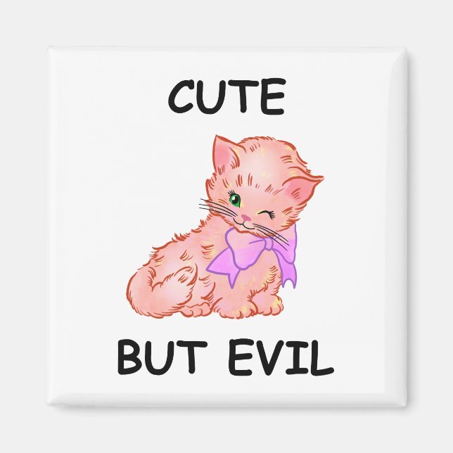 Imã Whimsical Cat (Frente)