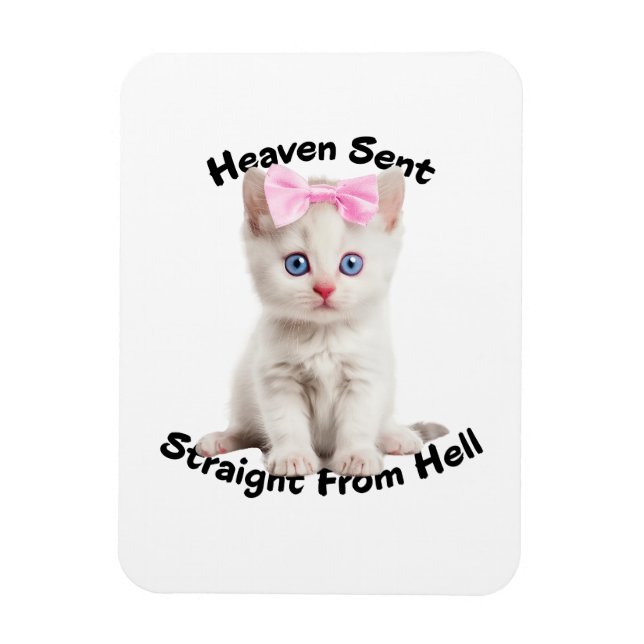 Ímã Whimsical Cat (Vertical)