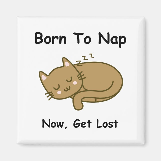 Imã Whimsical Cat (Frente)