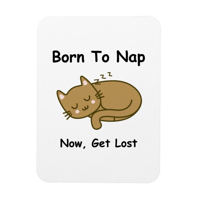 Ímã Whimsical Cat (Vertical)