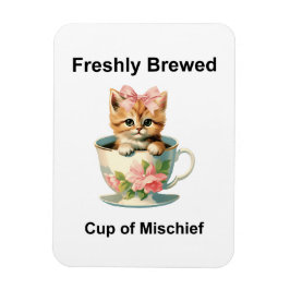 Ímã Whimsical Cat