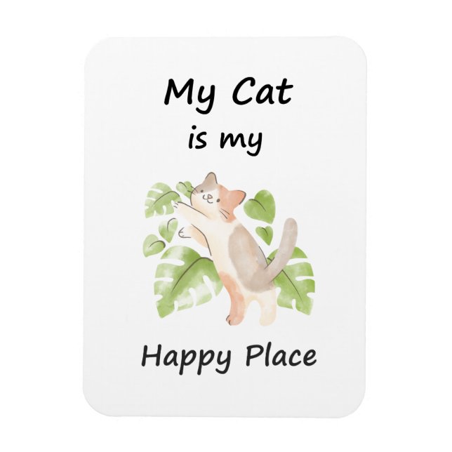 Ímã Whimsical Cat (Vertical)
