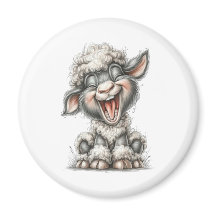 Whimsical Cute Sheep