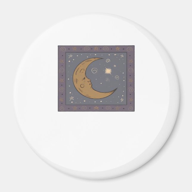Imã Whimsigoth Moon Classic (Frente)