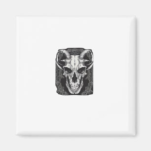Imã Whimsigoth Skull Gótica Design Clássica