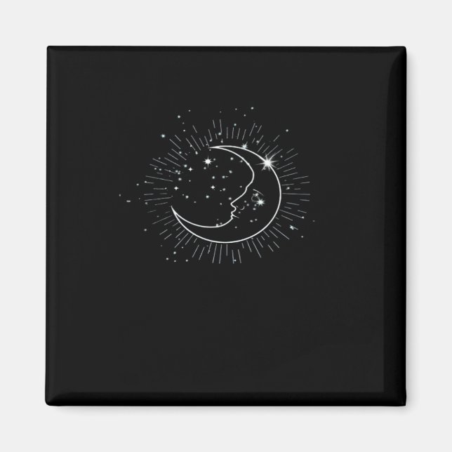 Imã Whimsigoth Starry Night Won Witchy Classic (Frente)