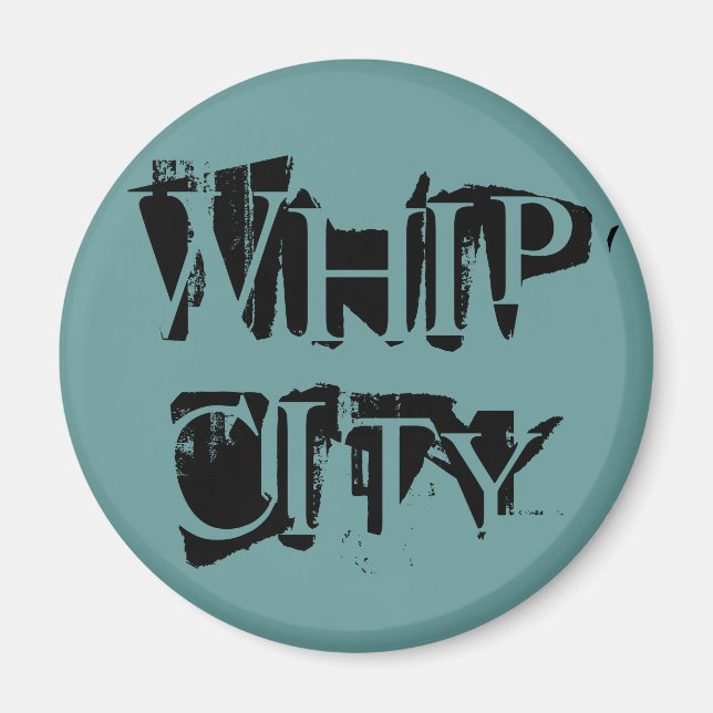 IMÃ WHIP CITY MAGNET AZUL (Frente)