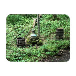 Ímã Whiskey ainda em Mabry Mill, VA