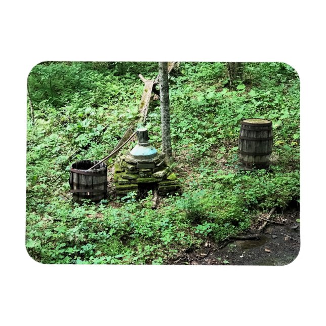 Ímã Whiskey ainda em Mabry Mill, VA (Horizontal)
