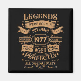 Imã whiskey de aniversário de vintage personalizado te