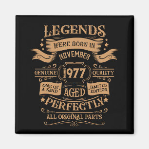 Imã whiskey de aniversário de vintage personalizado te