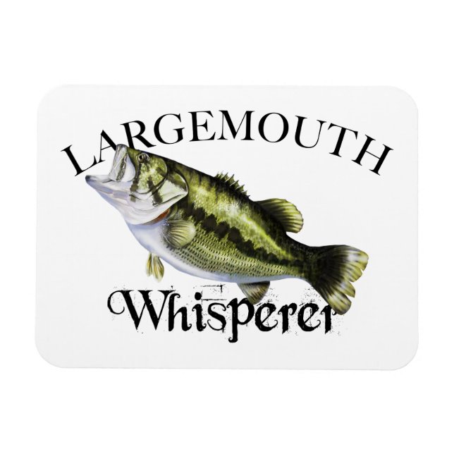 Ímã Whisperer de Bass Largemouth (Horizontal)
