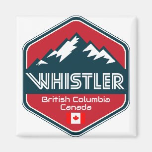 Imã Whistler British Columbia Canada Design