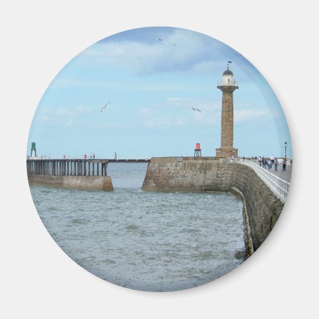 Imã Whitby no North Yorkshire, Inglaterra. (Frente)