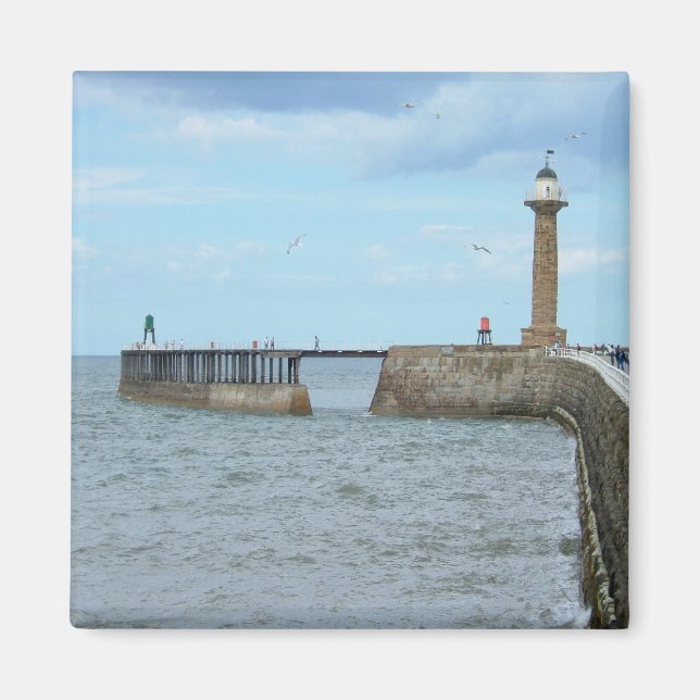 Imã Whitby no North Yorkshire, Inglaterra. (Frente)