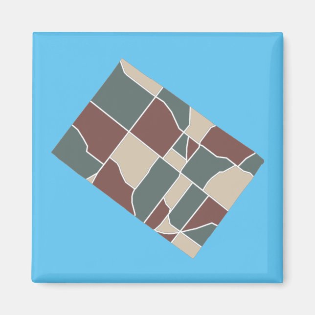 Imã Whitdor Township Map Magnet (Frente)