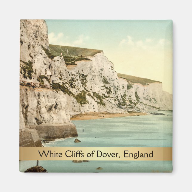 Imã White Cliff of Dover, Kent, Inglaterra (Frente)